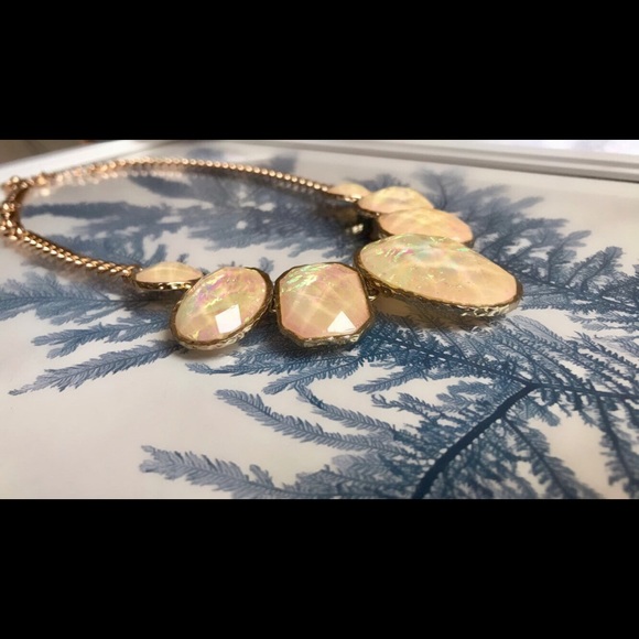 Fire Opal Statement Necklace - Picture 2 of 2